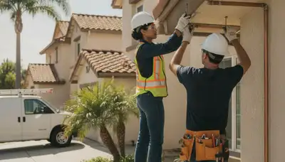 Long Beach, CA plumber repairing a residential plumbing issue for fast, professional service