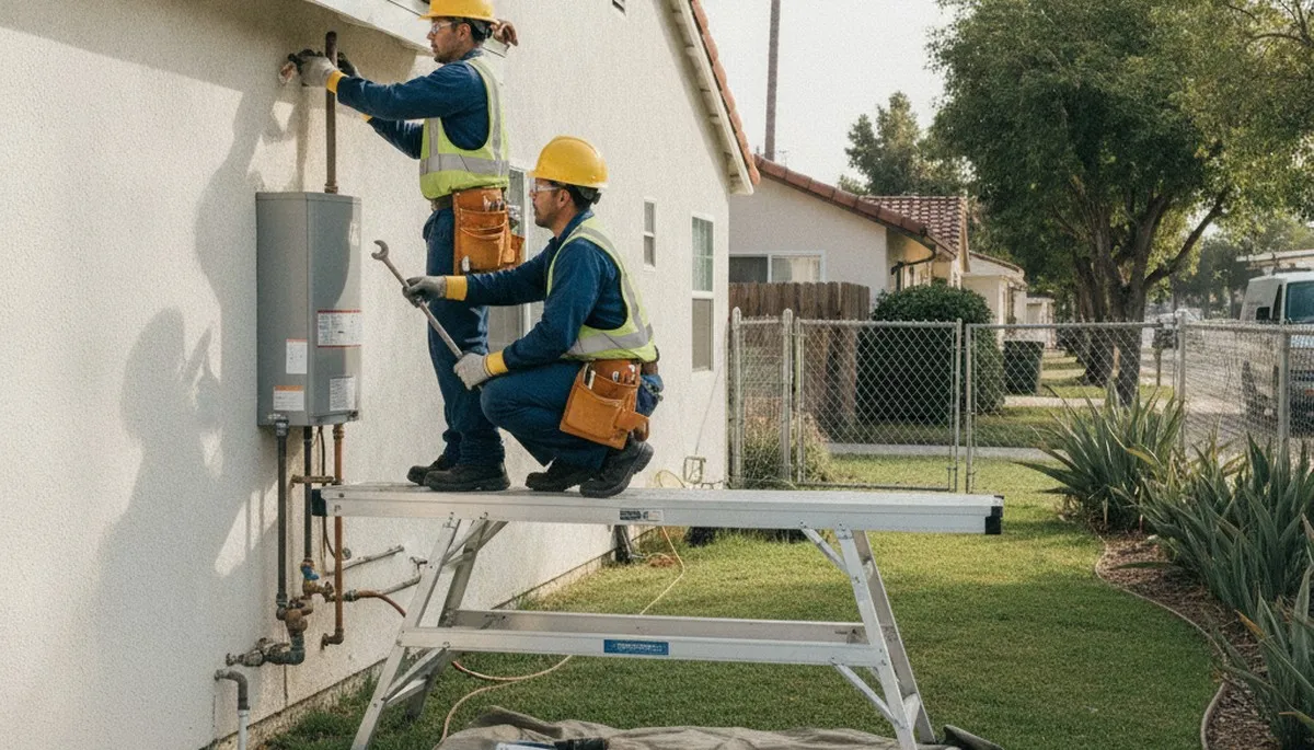 Professional plumber serving Long Beach, CA, for plumbing repair and leak fixes