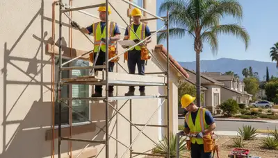 Long Beach, CA plumber repairing a residential pipe for plumbing repair service
