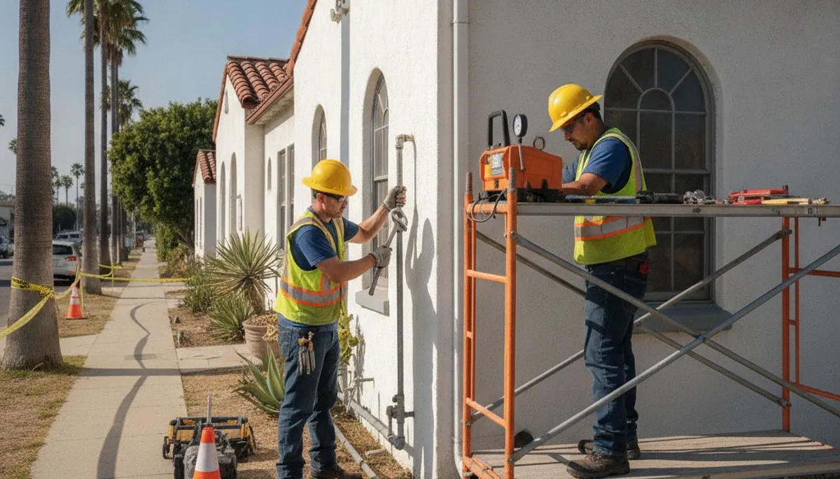 Long Beach, CA plumbers servicing residential plumbing repairs for local homes and businesses