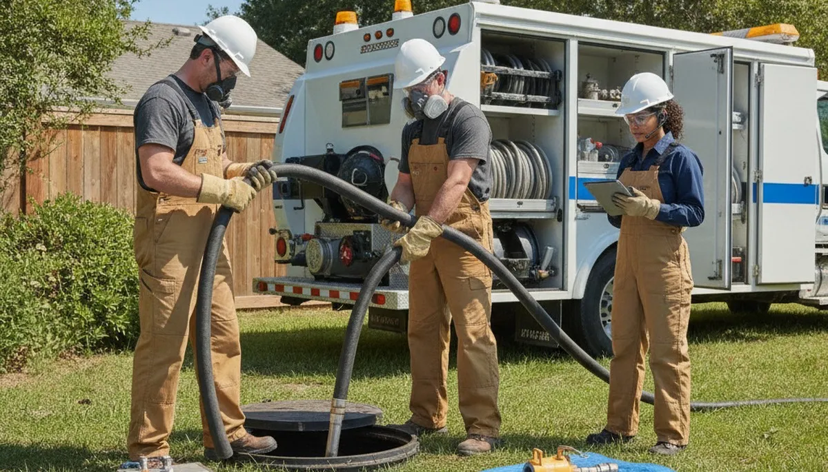 Septic tank cleaning service in Long Beach, CA by On Call Plumbers