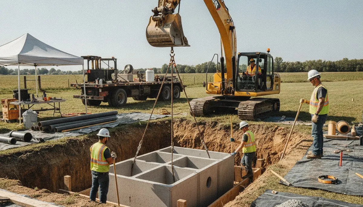 Septic tank installation for homes in Long Beach, CA by On Call Plumbers